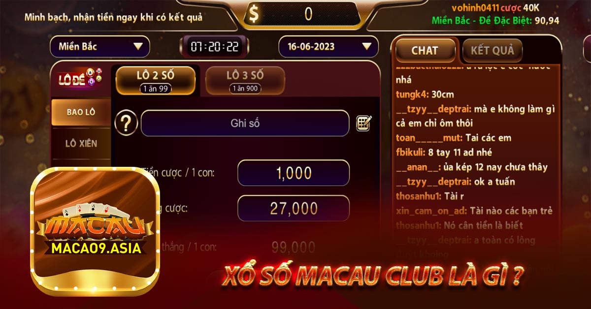 Xổ Số Macau Club là gì ?